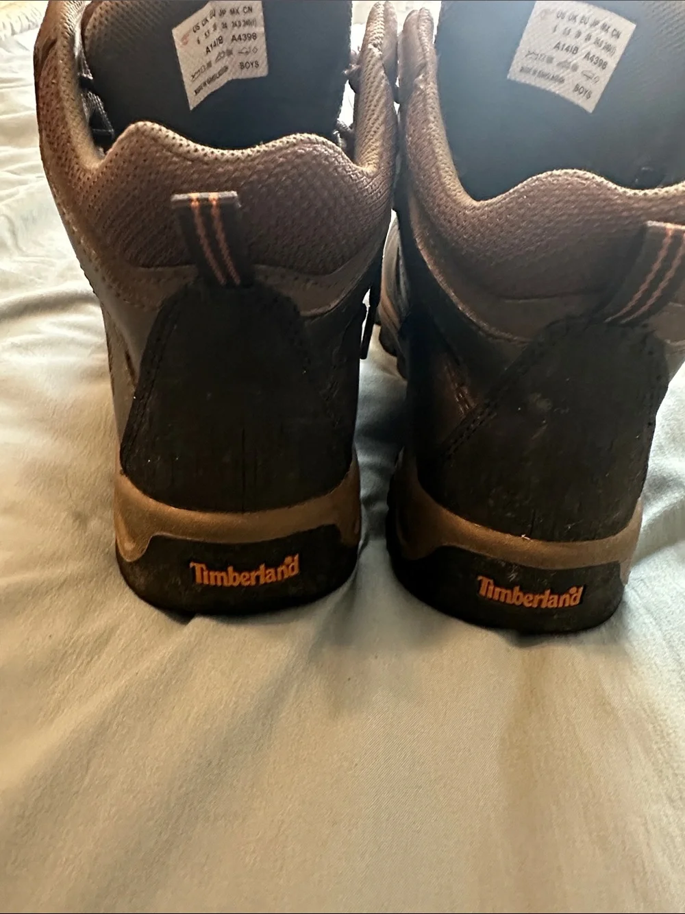 Timberland Kids Brown Lace-Up Outdoor Boots